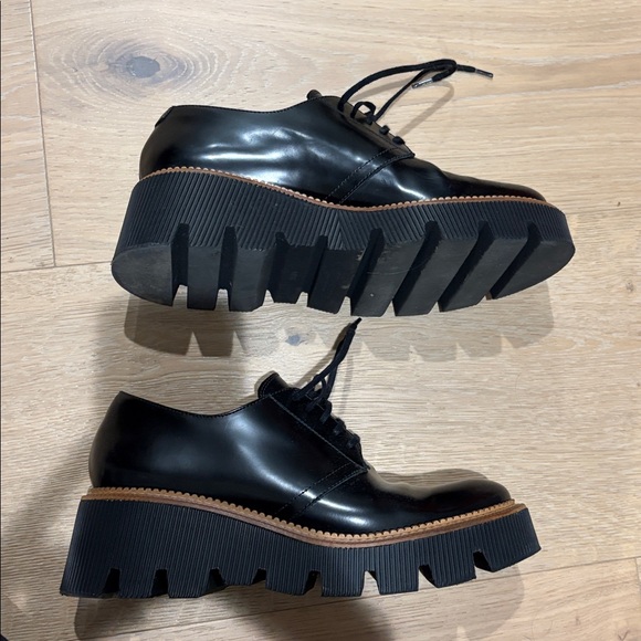 EUC Freda Salvador Bobbie Platform Lace Up Oxfords Sz 10.5 - Picture 4 of 11